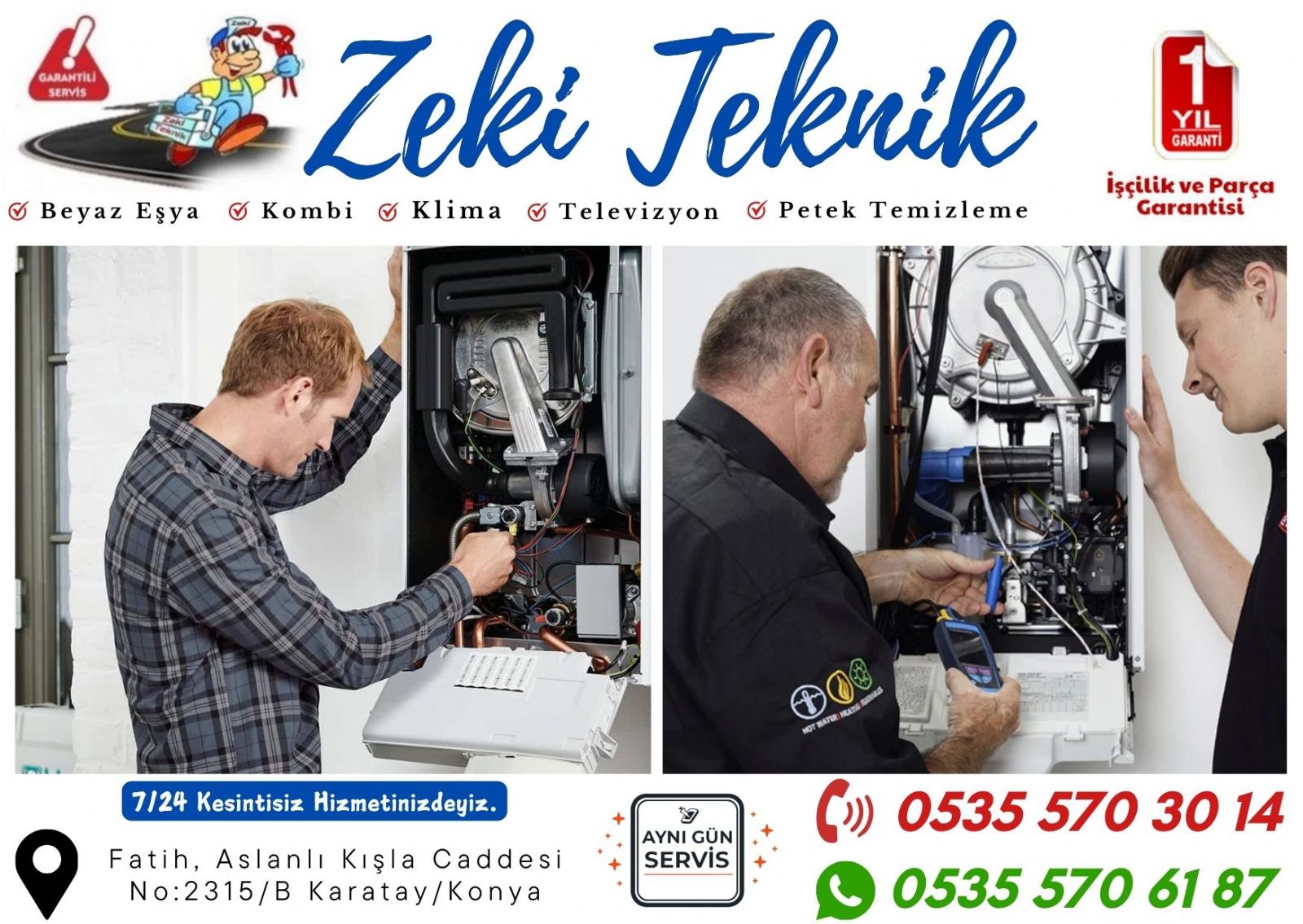 Karatay Arçelik Kombi Servisi Konya